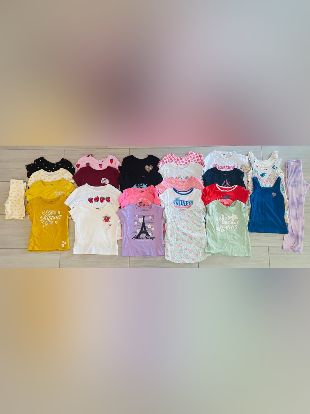 44 item Girls' Size L (10-12) Summer Clothing Bundle - Picture 3 of 3